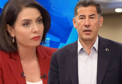 Sinan Oğan ve Özlem Gürses arasında gergin anlar! Soyadının yanlış yazılmasına çok sinirlendi