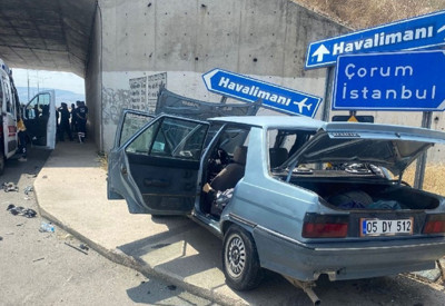 Amasya’da 3 araç kavşakta çarpıştı: 1 ölü