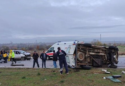 Kırklareli'nde feci kaza: 1 ölü, 2 yaralı