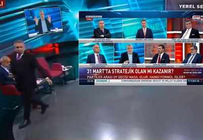 Canlı yayında "ittifak" tartışması; CHP'li Ali Haydar Fırat programı terk etti