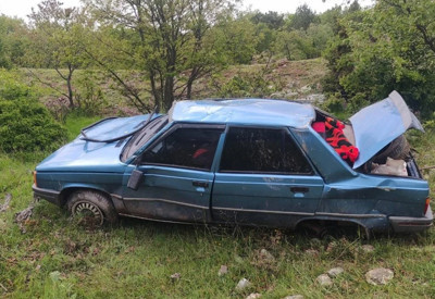 Kütahya'da otomobil takla attı: 4 yaralı