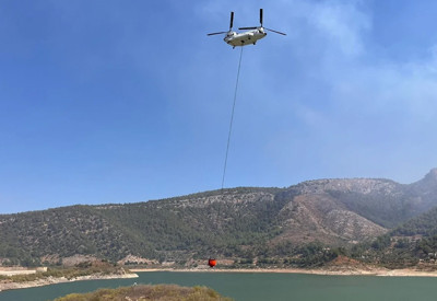Muğla'da orman yangını çıktı