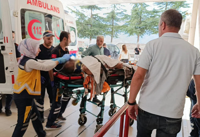 Amasya’da atık su arıtma tesisi inşaatında heyelan: 1 ölü