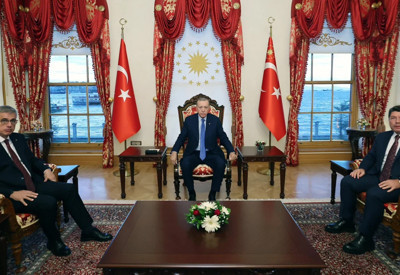 Cumhurbaşkanı Erdoğan, Adalet ve Sağlık bakanlarını kabul etti