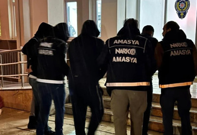 Amasya polisinden uyuşturucu operasyonu