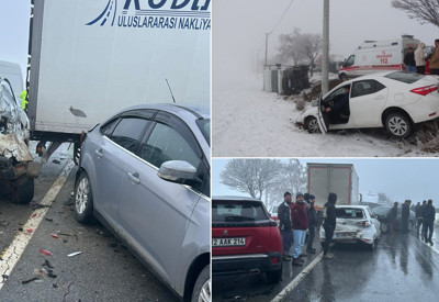 Bitlis'te görülmemiş zincirleme kaza: 23 araç birbirine girdi, çok sayıda yaralı var