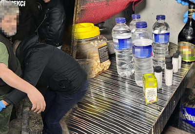 Bir ilde daha sahte içki operasyonu: 3 kişi gözaltına alındı