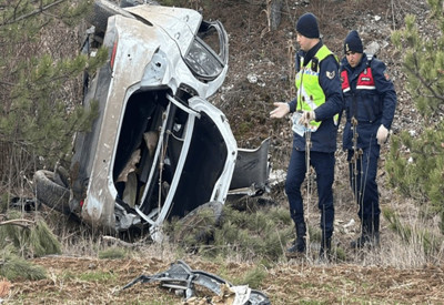 Kütahya'da feci kaza! Otomobilden fırlayan yolcu öldü