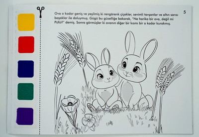 Minikler için yeni bir tecrübe: Sulu ile hem okuyacaklar hem de boyayacaklar