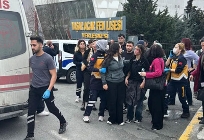 Lise laboratuvarında deney sırasında patlama! Öğrencilerin elleri ve yüzleri yandı