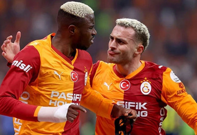 Barış Alper'den Osimhen'e teşekkür: 'Bizim gibi oyuncular olduğu sürece şampiyonuz!'