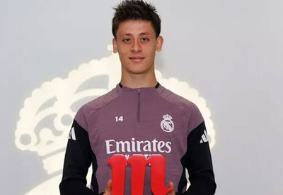 Milli futbolcu Arda Güler, Real Madrid'de nisan ayının oyuncusu seçildi