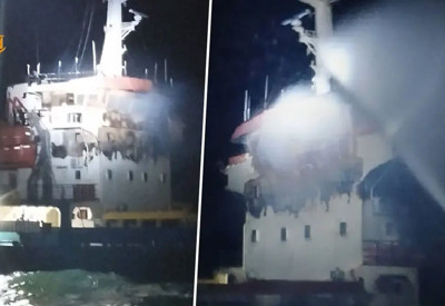 Karadeniz'de Türk gemisine İHA saldırısı