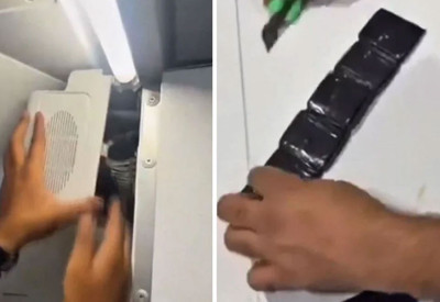 Uçak tuvaletinden 380 bin dolarlık altın çıktı