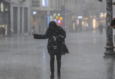 İstanbul için kuvvetli sağanak ve dolu uyarısı