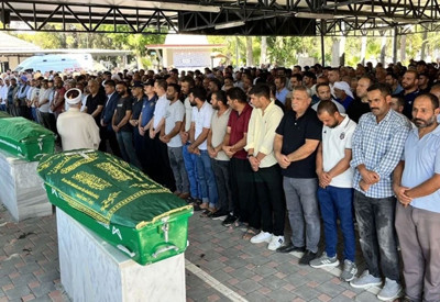 Mersin ve Konya'da kahreden veda! Tabutlar yan yana dizildi