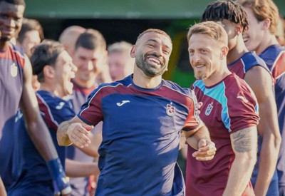 Muhammed Salah, Trabzonspor'da ilk antrenmanına çıktı