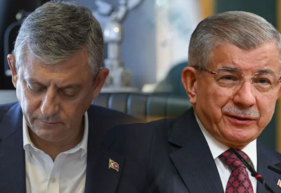 Özgür Özel'in yeni makam odasında Ahmet Davutoğlu detayı