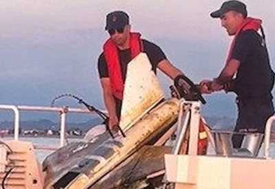 Sakarya'da 500 metre açıkta İHA bulundu