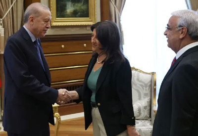 Cumhurbaşkanı Erdoğan DEM Parti heyeti ile görüştü