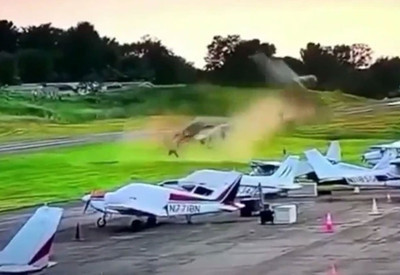 ABD'de polis helikopteriyle çarpışan uçağın pilotu öldü