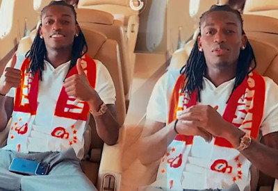 Rafael Leao İstanbul'a indi! Galatasaray taraftarına ilk mesaj