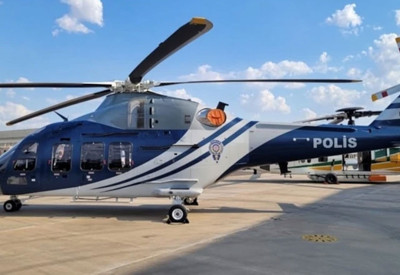 GÖKBEY helikopteri Emniyet Genel Müdürlüğü envanterine katıldı