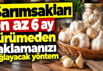 Sarımsakları en az 6 ay çürümeden saklamanın yolu: Buzdolabına koymak çözüm değil