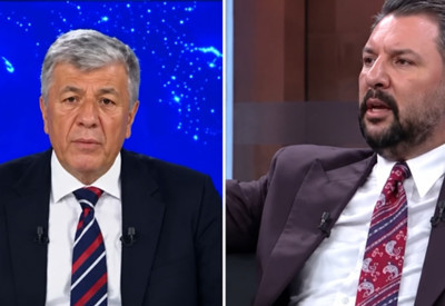 Canlı yayında bir anda tansiyon yükseldi! Birbirlerine girdiler