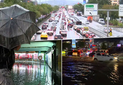 İstanbul'da yağmur daha bitmedi: Meteoroloji saat verdi, sağanak yeniden şiddetlenecek