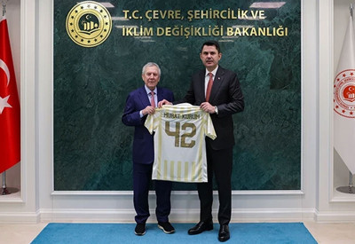 Aziz Yıldırım, Murat Kurum'u ziyaret etti