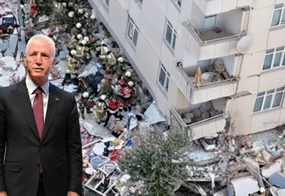 7 katlı binanın 3 katı çöktü, 2 kişi hayatını kaybetti: Vali Gül son durumu açıkladı