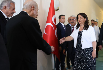 DEM Parti İmralı Heyeti, Bahçeli ile görüştü
