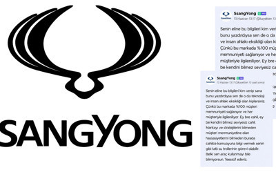 SsangYong’dan tepki çeken müşteri yanıtı: “Ey bre cahil, seviyesiz cahil”