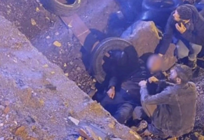 Muş'ta korkutan kaza! Yaşlı adam kazı çukuruna düştü