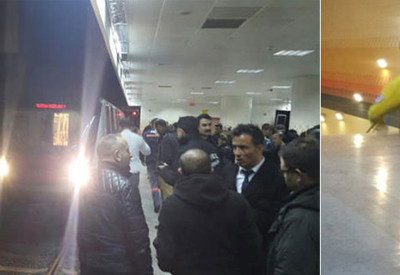 Ankara metrosunda üniversiteli kız raylara düştü