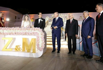 Çevre Bakanı Mehmet Özhaseki'nin kızı evlendi! Nikah şahidi Erdoğan oldu