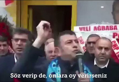 CHP'li Veli Ağbaba: AK Parti'ye oy verenin elleri kırılsın