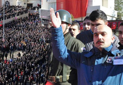 Sur şehidi Erdoğan son yolculuğuna uğurlandı