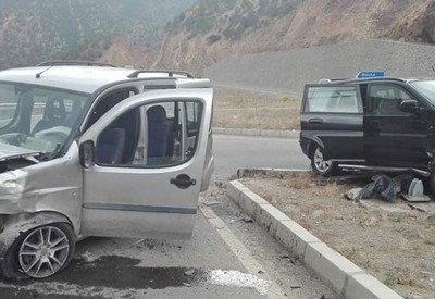 Kürtün kavşağında korkutan kaza: 8 yaralı
