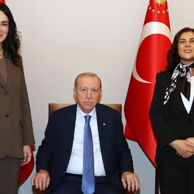 Özlem Çerçioğlu, Cumhurbaşkanı Erdoğan’ı ziyaret etti