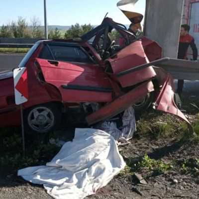 Feci trafik kazası! Evli çift öldü, çocukları ağır yaralı