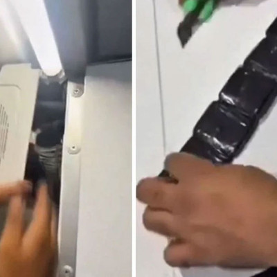 Uçak tuvaletinden 380 bin dolarlık altın çıktı
