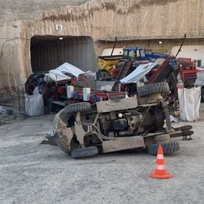 Nevşehir'de forkliftin altında kalan genç yaşamını yitirdi