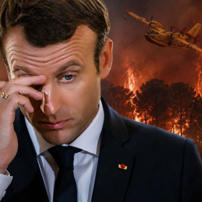 Fransa Cumhurbaşkanı Macron: Eşi benzeri görülmemiş bir yangınla karşı karşıyayız