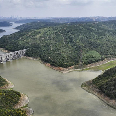 İstanbul'daki barajlarda toplam doluluk oranı yüzde 50'nin altına düştü