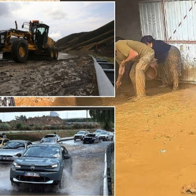 Sağanak 5 ili vurdu: Evler su altında, yollar göle döndü