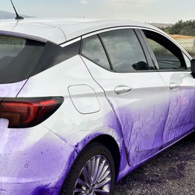 Araçları mora boyayan yol! Oto yıkamacıda uzun kuyruklar oluştu