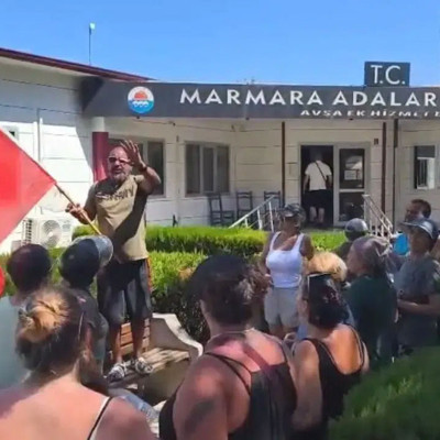 Avşa Adası’nda su isyanı: Konser değil, su istiyoruz