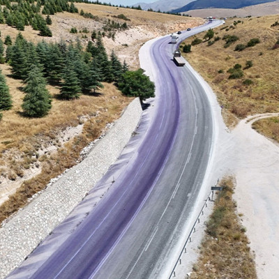 Yoldan geçen tüm araçlar mora boyanmıştı: 2 firmaya rekor ceza